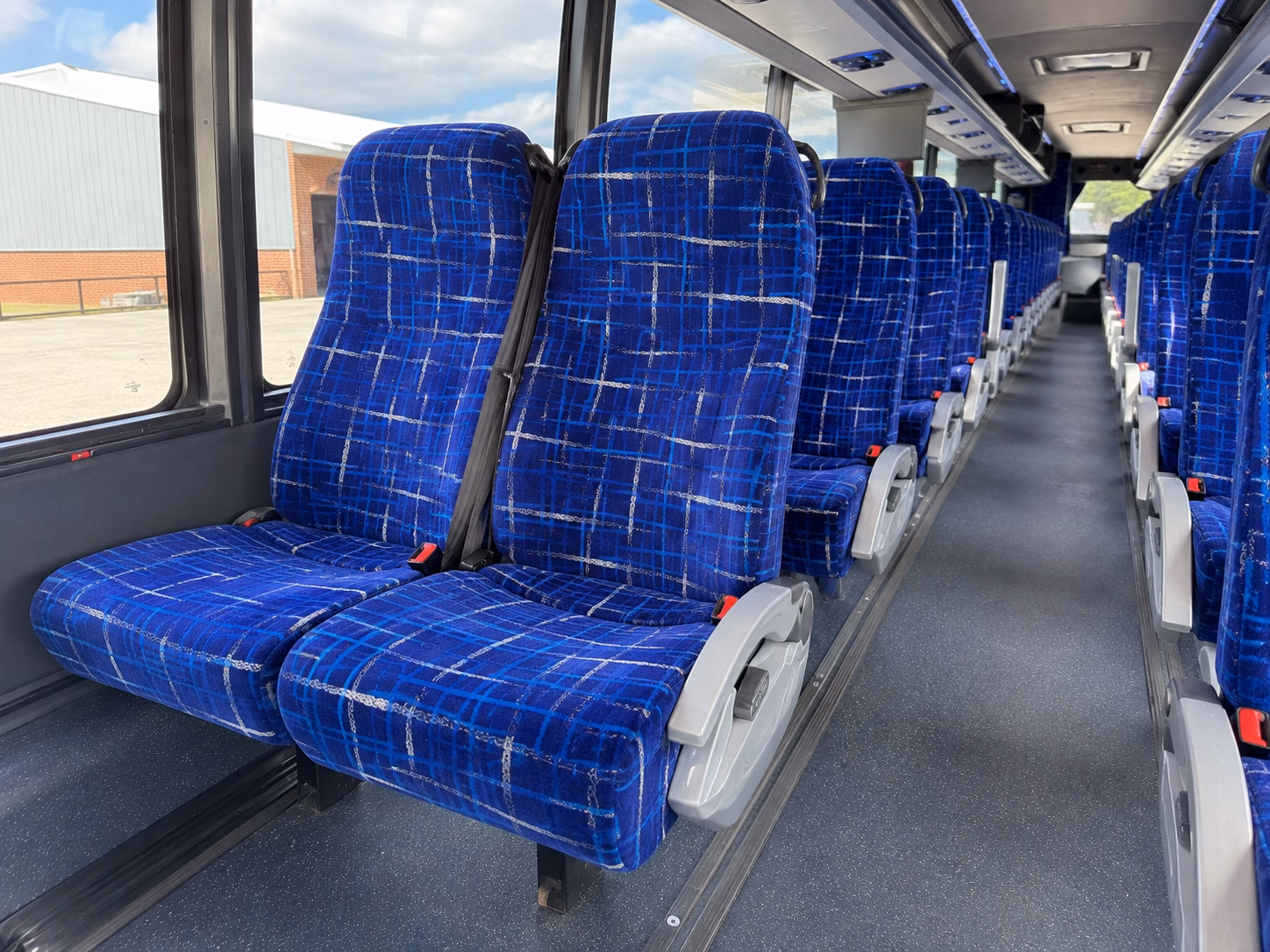 edmond charter bus interior