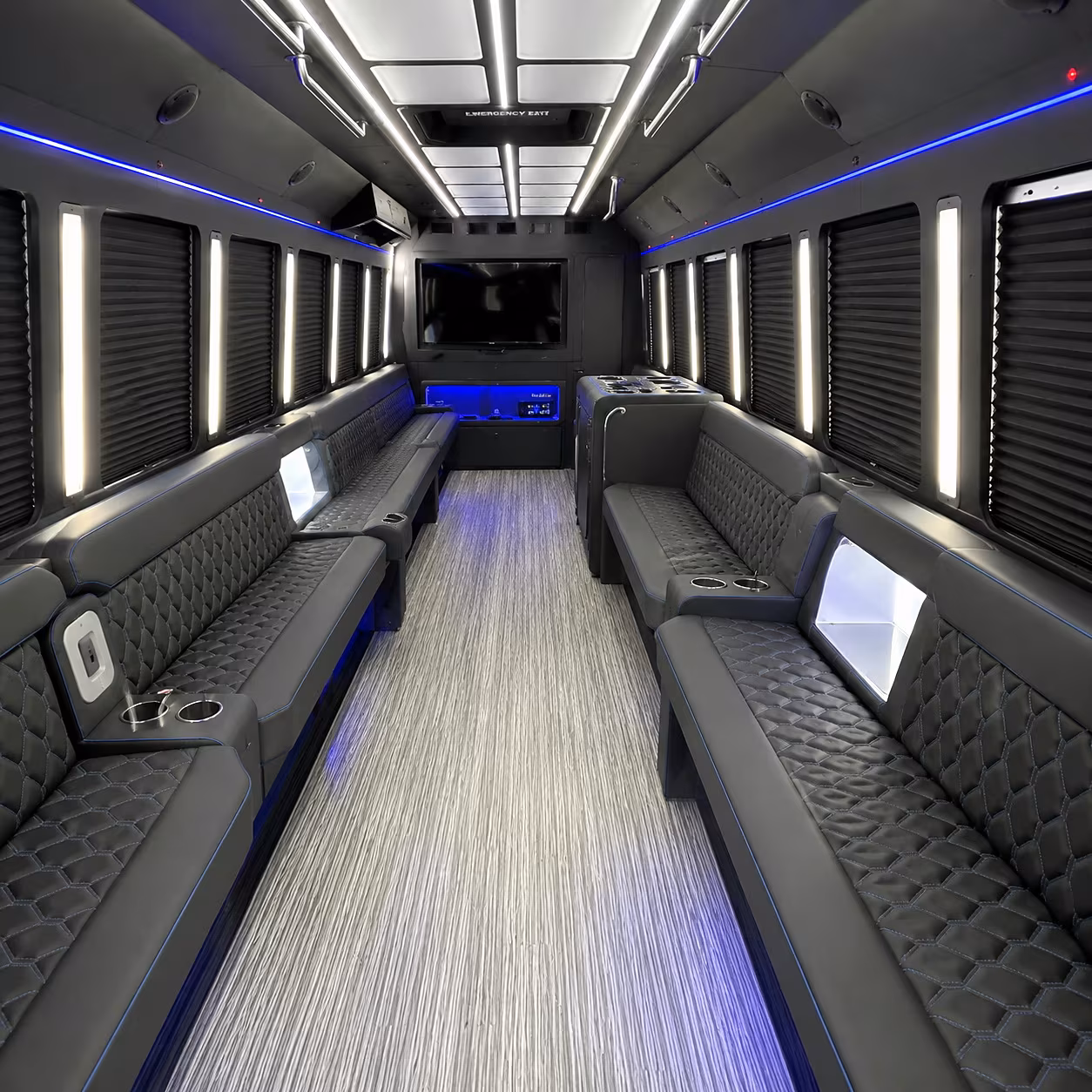 edmond party bus rentals inside