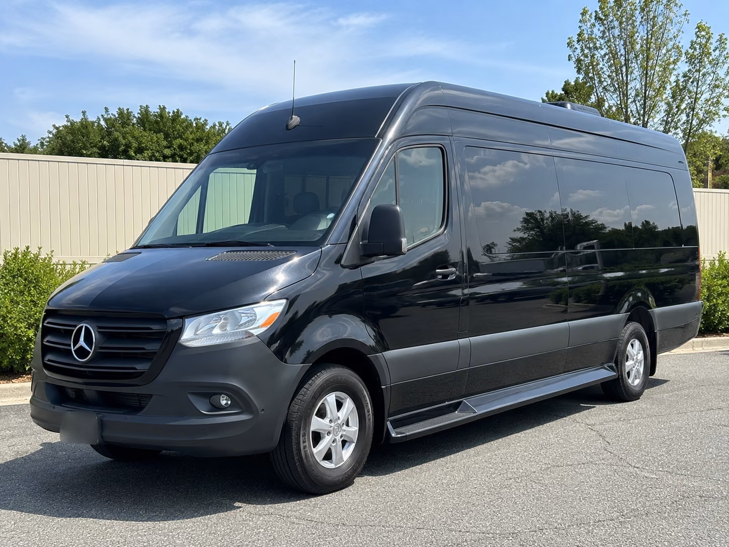 sprinter van with driver